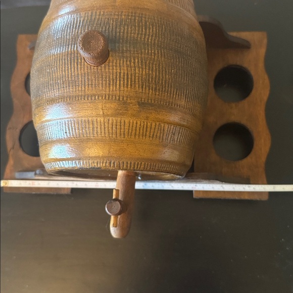 Man Cave or Home Bar Gift for Father’s Day. A whiskey barrel for display. - Picture 9 of 16